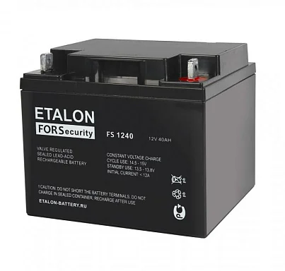 Аккумулятор ETALON FS 1240 AGM (12 В / 40 Ач)
