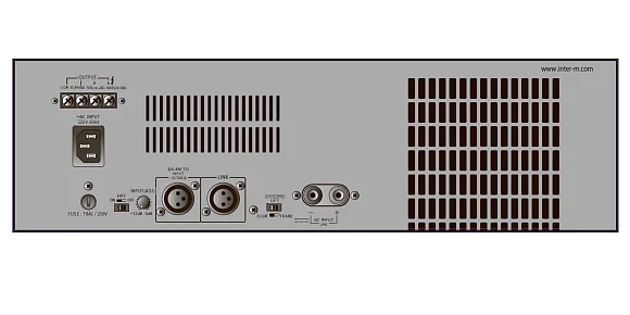 Inter-M PA-6312 Трансляционный усилитель 120 Вт, на 1 зону