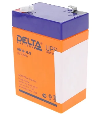 Аккумулятор Delta HR 6-4.5 AGM (6 В / 4,5 Ач)