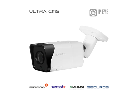 Novicam LUX 58 Novicam v.1082V - IP видеокамера пуля, матрица 1/2.8" CMOS, 5 Мп 20 к/с, объектив вариофокаль  , объектив