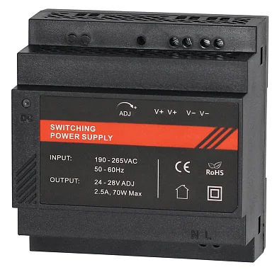 Блок питания Smartec ST-PS203DDL-BK  24 В / 2,5А