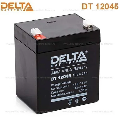 Аккумулятор Delta DT 12045 AGM (12 В / 4,5 Ач)