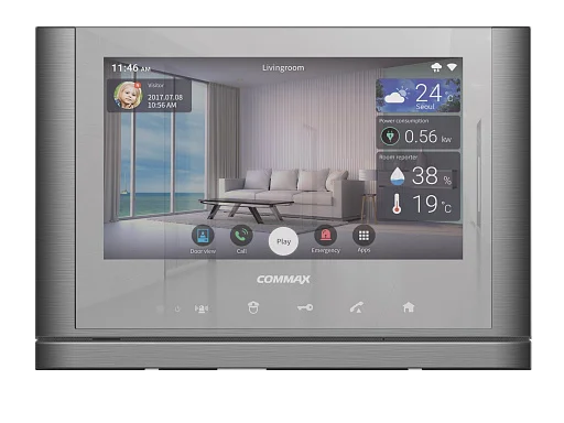 Монитор видеодомофона Commax CIOT-1020M (белый)