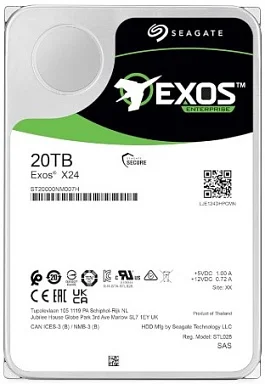 Жесткий диск HDD SEAGATE ST20000NM007H,  20 ТБ, 512 МБ 7200 об/мин