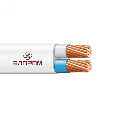 Провод ШВВП 2х0,75 мм² белый ГОСТок 200м