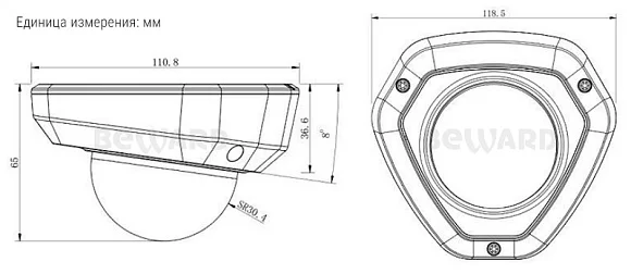 Безопасный регион Beward NK55630D6 (3,6 mm)