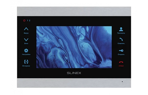 Монитор видеодомофона Slinex SL-07IPHD Silver+Black