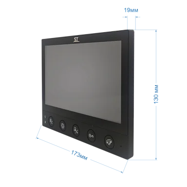 Монитор видеодомофона Space Technology ST-M207/7 (M) ЧЕРНЫЙ