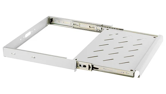 Cabeus JE10 (7150c) Серая перфорированная полка, 1U