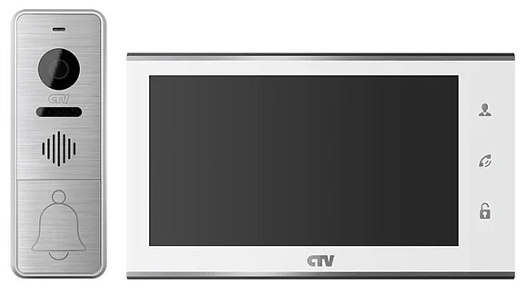 Комплект видеодомофона CTV-DP4705AHD (Белый)