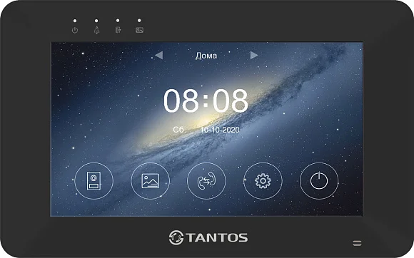 Монитор видеодомофона Tantos Rocky HD Wi-Fi (Black) XL