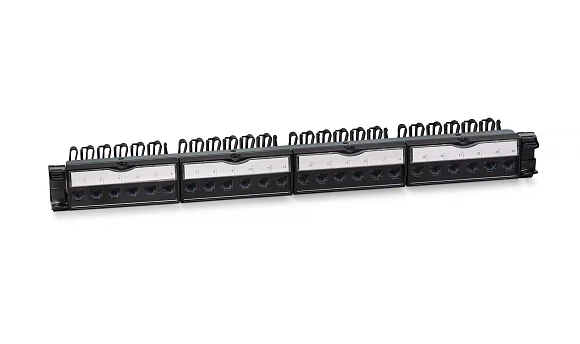 Cabeus PL-24-KJ-RJ45-Cat.6-180T (11831c) Патч-панель 19"  на 24 порта