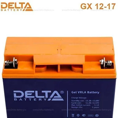 Аккумулятор Delta GX 12-17 GEL (12 В / 17 Ач)