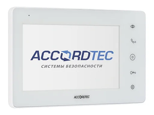 Монитор видеодомофона AccordTec AT-VD720W WH
