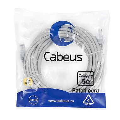 Патч-корд Cabeus PC-UTP-RJ45-Cat.5e-15m-LSZH (9592c)
