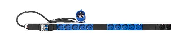 Rem R-32-20S-A-I-1420-3-2P Вертикальный блок розеток 19" , до 32А