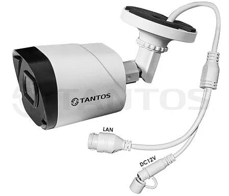 Tantos TSi-Peco25FP - IP Видеокамера  2 Мп, объектив 3,6 мм