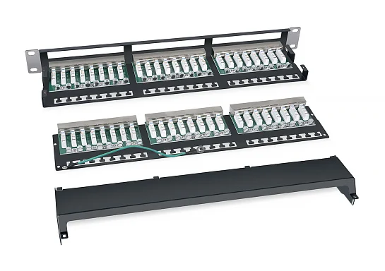 Cabeus PLHD-48-Cat.6-SH-Dual IDC-1U (8891c) Патч-панель 19"  на 48 портов