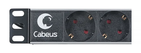 Cabeus PDU-9P-2EU (7288c) Горизонтальный блок розеток 19" до 16 А