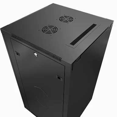 Cabeus SH-05F-6U60/60-BK (8587c) Настенный 6U телекоммуникационный шкаф 19"