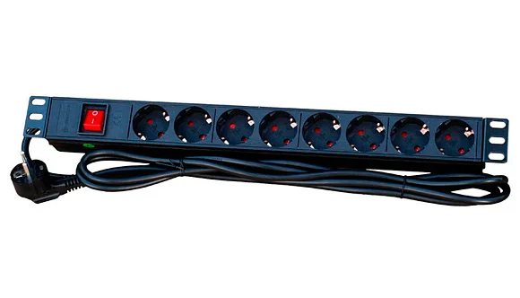 Roxton SU-08 блок розеток 19" , до 16А