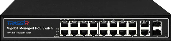 Коммутатор TRASSIR TR-NS24202S-300-16PoE