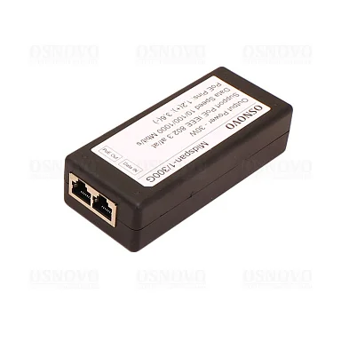 PoE Инжектор OSNOVO Midspan-1/300G, 1 PoE,  до 30 Вт