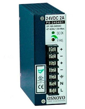 Блок питания OSNOVO PS-24048/I  24 В / 2А