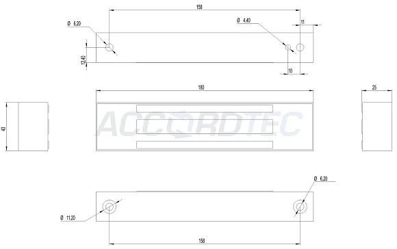 AccordTec ML-180K с планкой, цвет Серебряный металлик