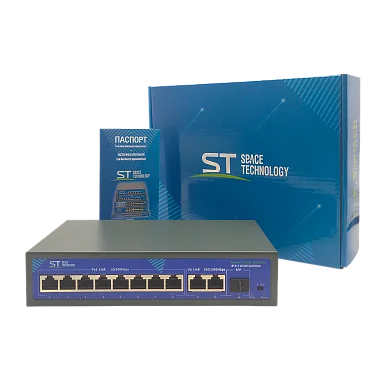Коммутатор Space Technology ST-S87POE (2G/1S/120W/A)PRO