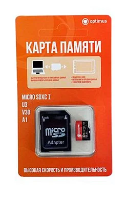 Жесткий диск microSD Optimus Optimus MicroSDXC 128Gb,  128 ГБ,