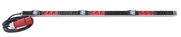 Rem R-3x32-9S-12C13-3C19-A-I-1420-3-3PN Вертикальный блок розеток 19" , до 32А