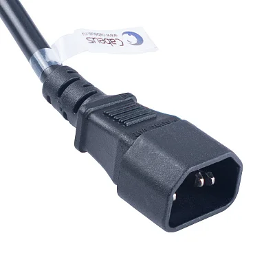 Cabeus PC-IEC19-IEC14-1.8M (12606c) кабель питания IEC 320 C14 + IEC 320 C19, 1.8 м