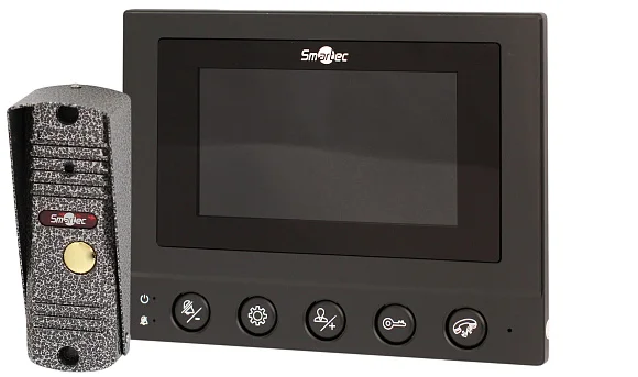 Комплект видеодомофона Smartec ST-MS604S-BK