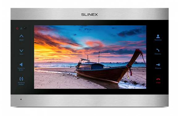 Монитор видеодомофона Slinex SL-10IPTHD Silver+Black