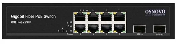 Коммутатор OSNOVO SW-80802(150W)