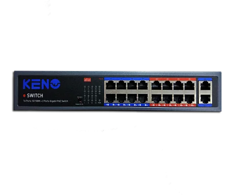 Коммутатор KENO KN-SW1602POE+
