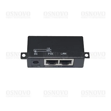 PoE Инжектор OSNOVO Midspan-1/P1, 1 PoE,  до 30 Вт