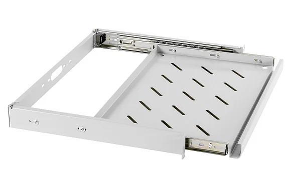 Cabeus JE10 (7150c) Серая перфорированная полка, 1U