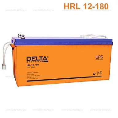 Аккумулятор Delta HRL 12-180 Х AGM (12 В / 180 Ач)