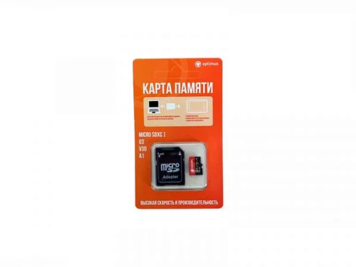 Жесткий диск microSD Optimus Optimus MicroSDXC 128Gb,  128 ГБ,