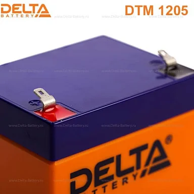 Аккумулятор Delta DTM 1205 AGM (12 В / 5 Ач)