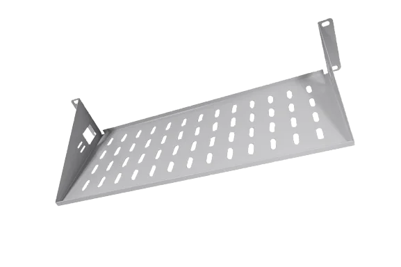 ЦМО МС-20 Серая перфорированная полка, 2U