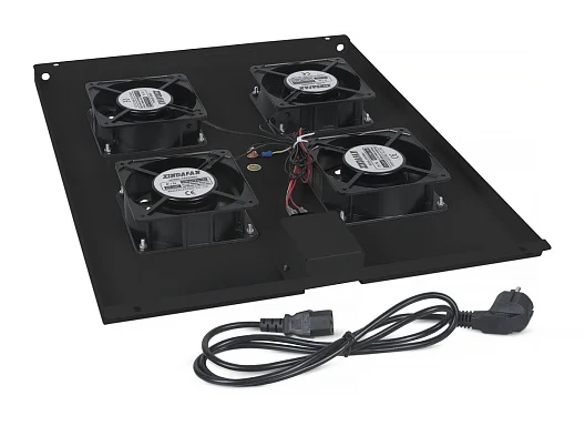 Cabeus TRAY-80-BK (8613c) вентиляторный модуль, с 4 вентиляторами