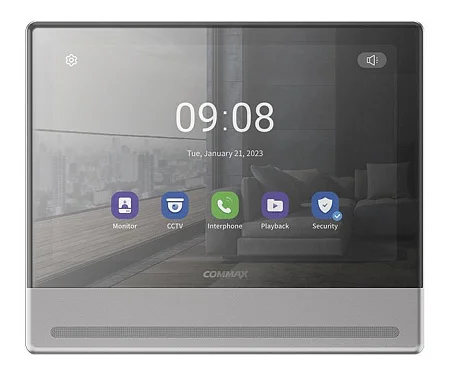 Монитор видеодомофона Commax CDV-1004QT/VZ (Серебро)