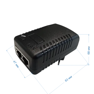 PoE Инжектор Space Technology ST-4801 POE, 1 PoE,  до 24 Вт
