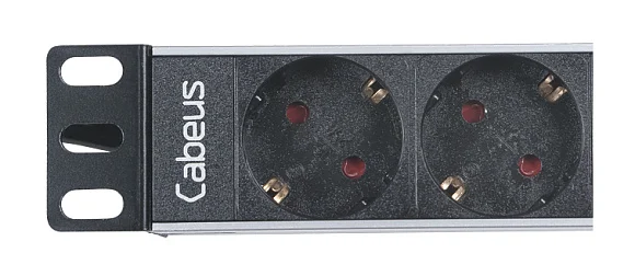 Cabeus PDU-4P-2IEC (7293c) Горизонтальный блок розеток 10" до 10 А