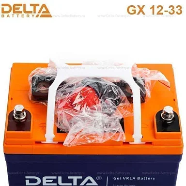 Аккумулятор Delta GX 12-33 GEL (12 В / 33 Ач)