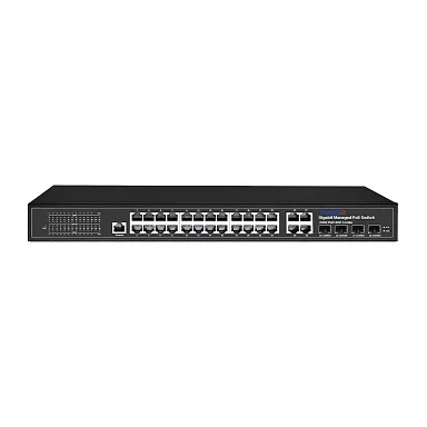 Коммутатор TRASSIR TR-NS24284C-400-24PoE v2