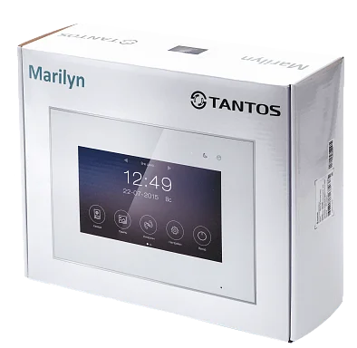 Монитор видеодомофона Tantos Marilyn HD Wi-Fi IPS (white)